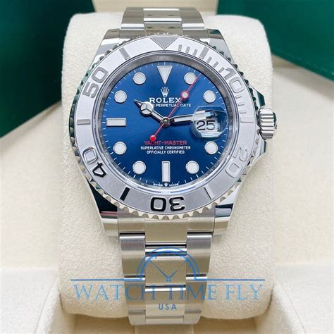 rolex yachtmaster blue dial review|rolex yachtmaster blue dial 40mm.